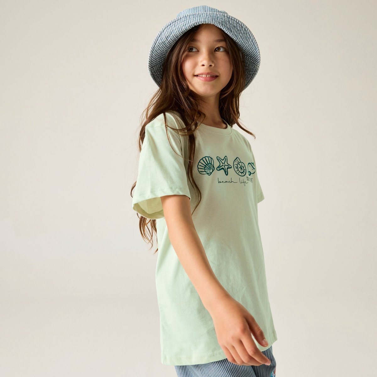 Bosley T-shirt met korte mouwen en grafische print voor kinderen Blauw
