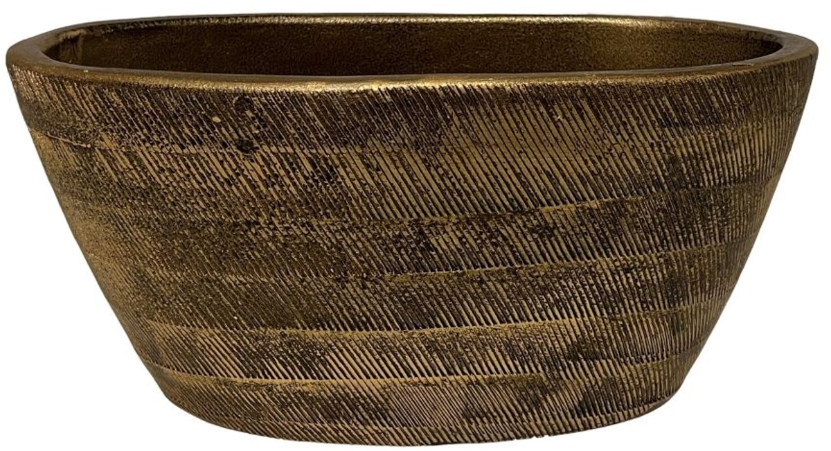 HS planter Nagano 33x16x26cm goud