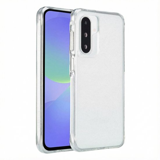 Coque imoshion - Compatible avec Samsung Galaxy A56 (5G) / A36 - Coque arrière Glitter 2.0 - Argent