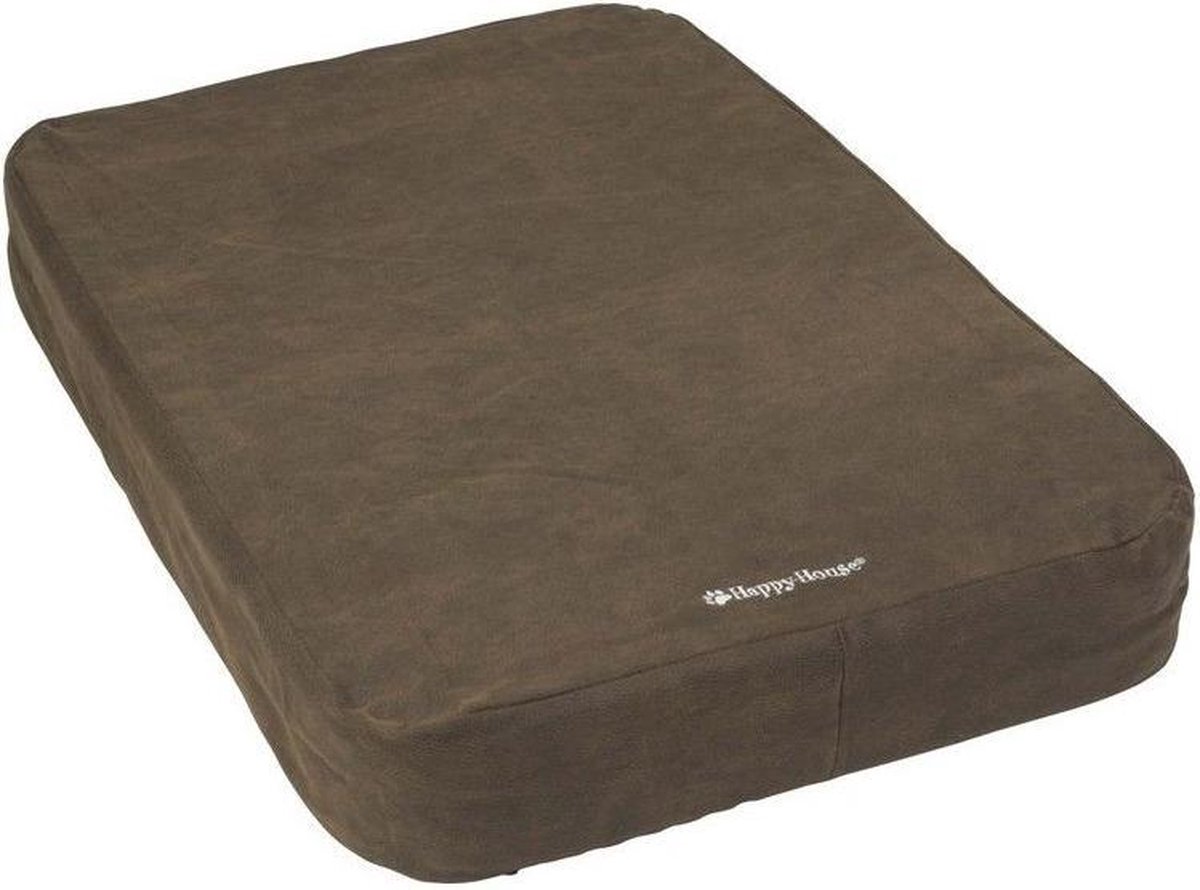 Happy-House Kussen Leatherlook Bruin Xlarge 125x80x15cm