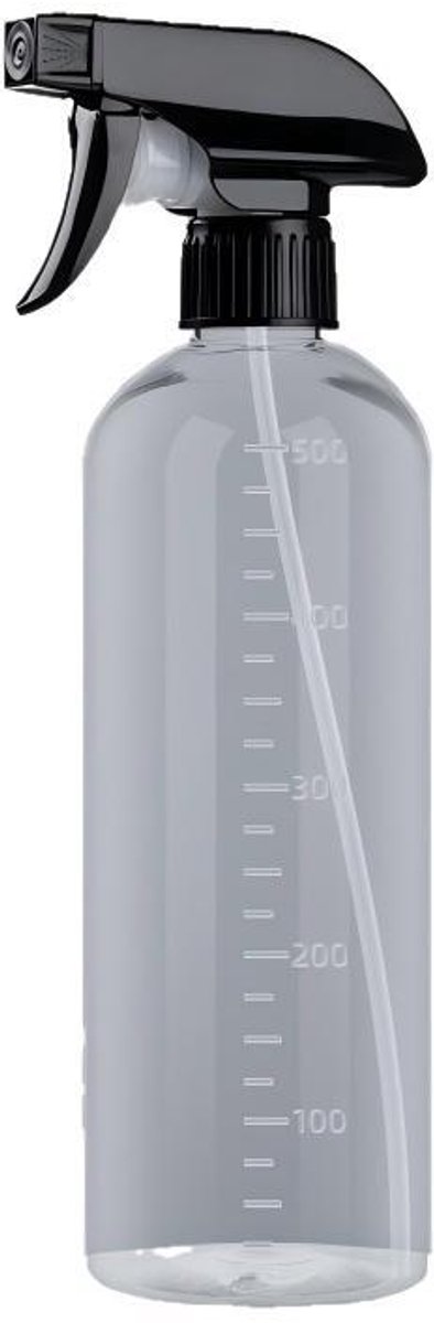 5 lege spuitflessen van 500 ml - herbruikbaar - 3 spuitstanden - ultrastabiel en duurzaam - geschikt voor reinigingsmiddelen
