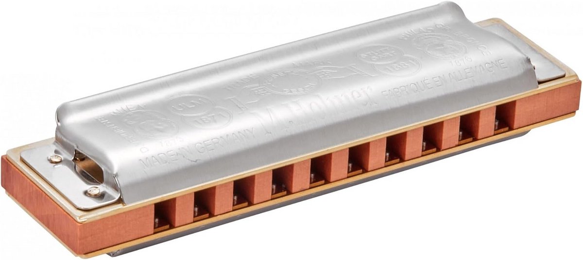 Klassieke Mondharmonica in D - Legendarische Bluesklank met Perenhouten Kam