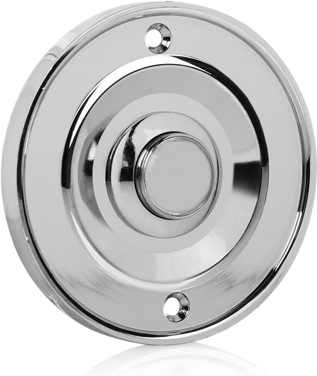 Wired deurbel drukknop chroom