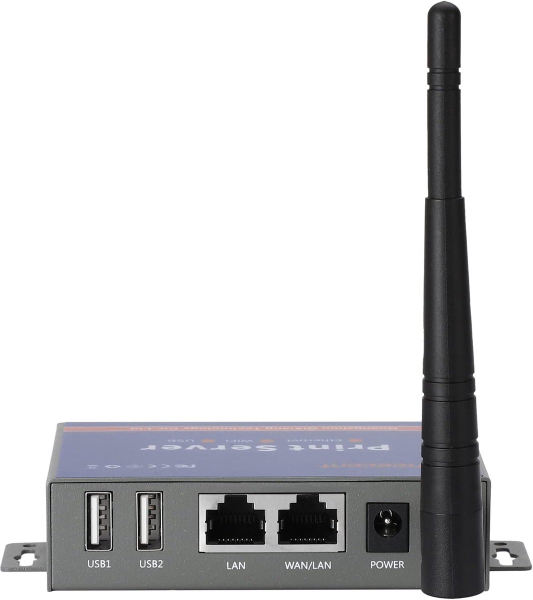 Draadloze USB Printserver voor 2 Printers - WiFi & Ethernet Netwerkprinter Converter
