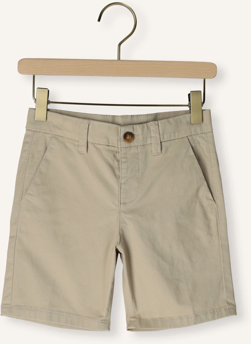 MAYORAL Basic Twill Chino Shorts Broeken Jongens - Zand - Maat 134