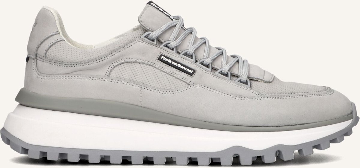 Floris Van Bommel Sfm-10248 De Gripper Sneakers - Suède - Heren - Grijs - Maat 45⅓