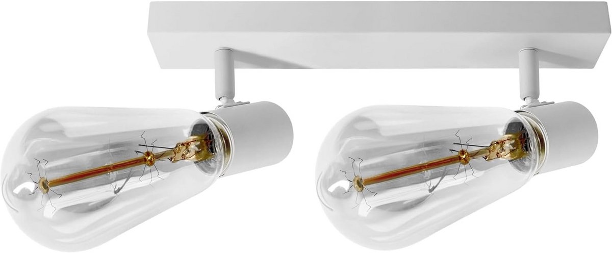 Moderne Zwenkbare Plafondspot Wit - Dimbare Wandlamp voor Woonkamer en Slaapkamer - E27 Fitting