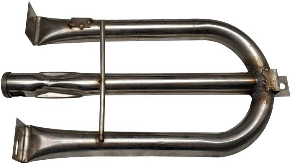 U-Type Branderset RVS 304 voor Gasbarbecue en Open Haard