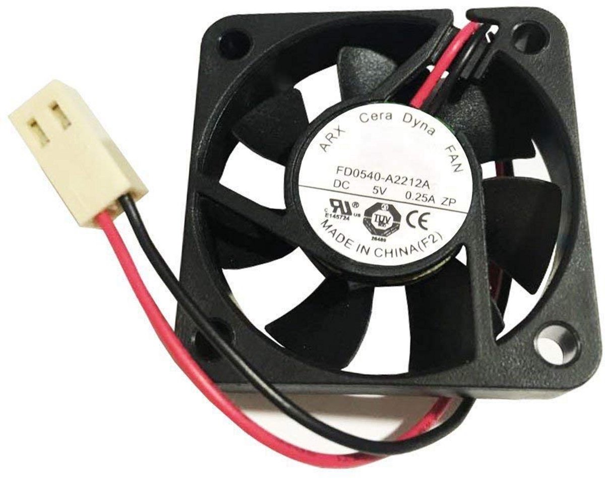 Ventilator 40x40x10mm voor DVR Koeling - 5V 0.25A - Inclusief Koelpasta en Spatel
