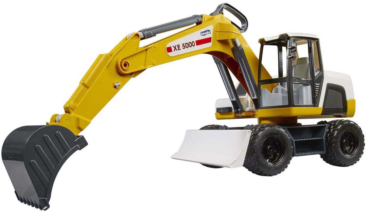 Bruder 03413 XE 5000 Graafmachine op wielen met draaibare bak thumbnail 5