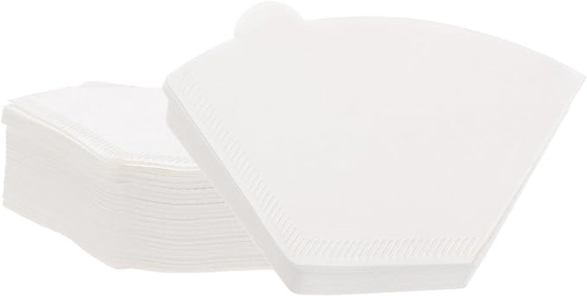 Conische koffiefilters maat 101, ongebleekt natuurhoutvezelpapier, 200 stuks