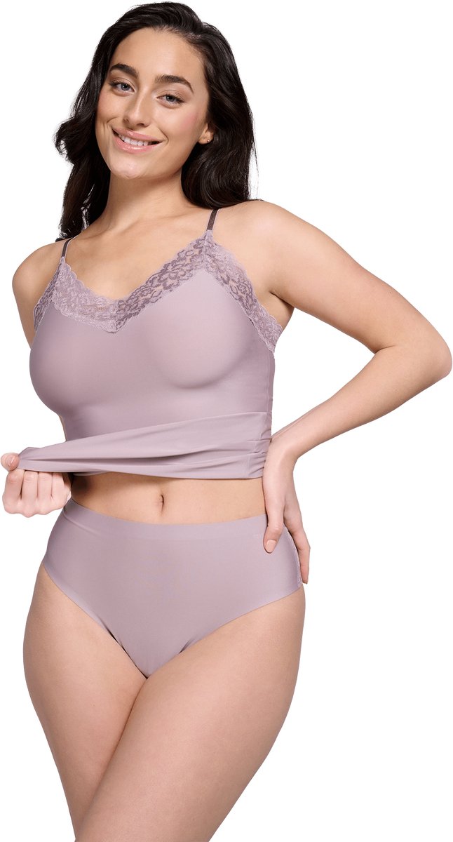 Ten Cate Secrets high waist brazilian soft taupe voor Dames | Maat XL