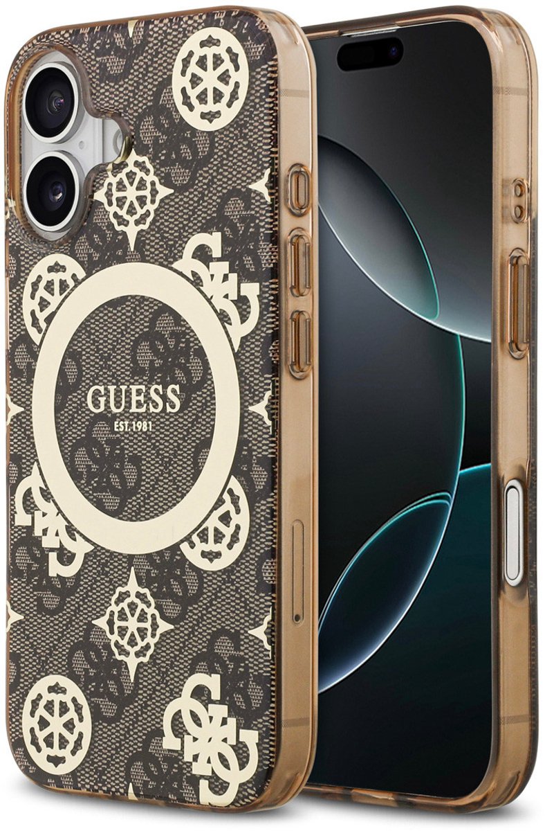 Guess Telefoonhoesje voor iPhone 17 - MagSafe geschikt - Bruin