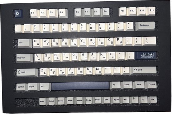 Astro Keycaps Astro Grey Keycaps - Keycaps voor Gaming Toetsenbord - Cherry - PBT ...