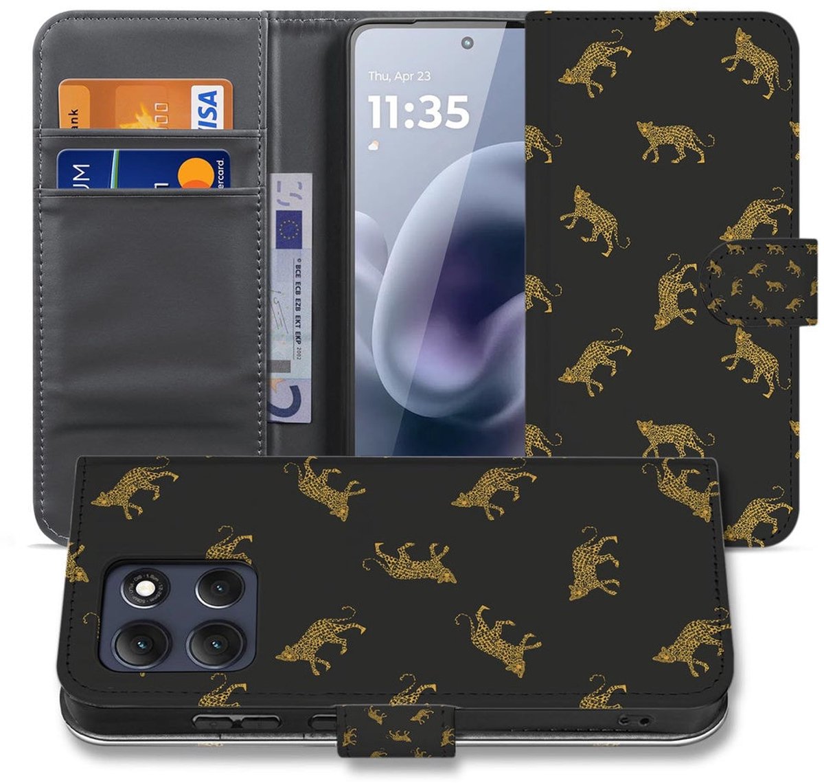 Telefoonhoesje Motorola Moto G86 Luipaardprint