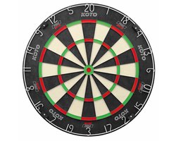 KOTO – King Pro Dartbord – Officiële afmetingen – Met Ophangsysteem – Ultra Dunne Draad - Ideaal Voor Starters