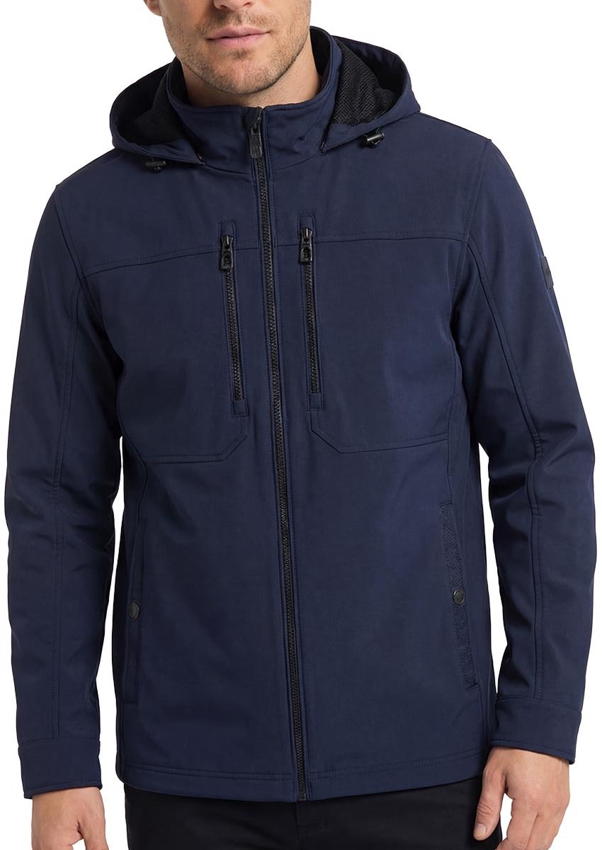 CASAMODA Heren softshell jas Basic Blauw