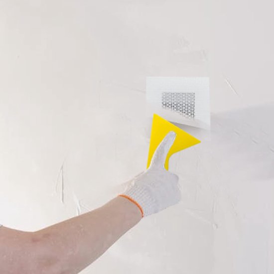 Gipsplaten Reparatie - Muur Patch - Gaten Dichten - Zelfklevend Aluminium - 2 Inch Set van Merkloos — afbeelding 3