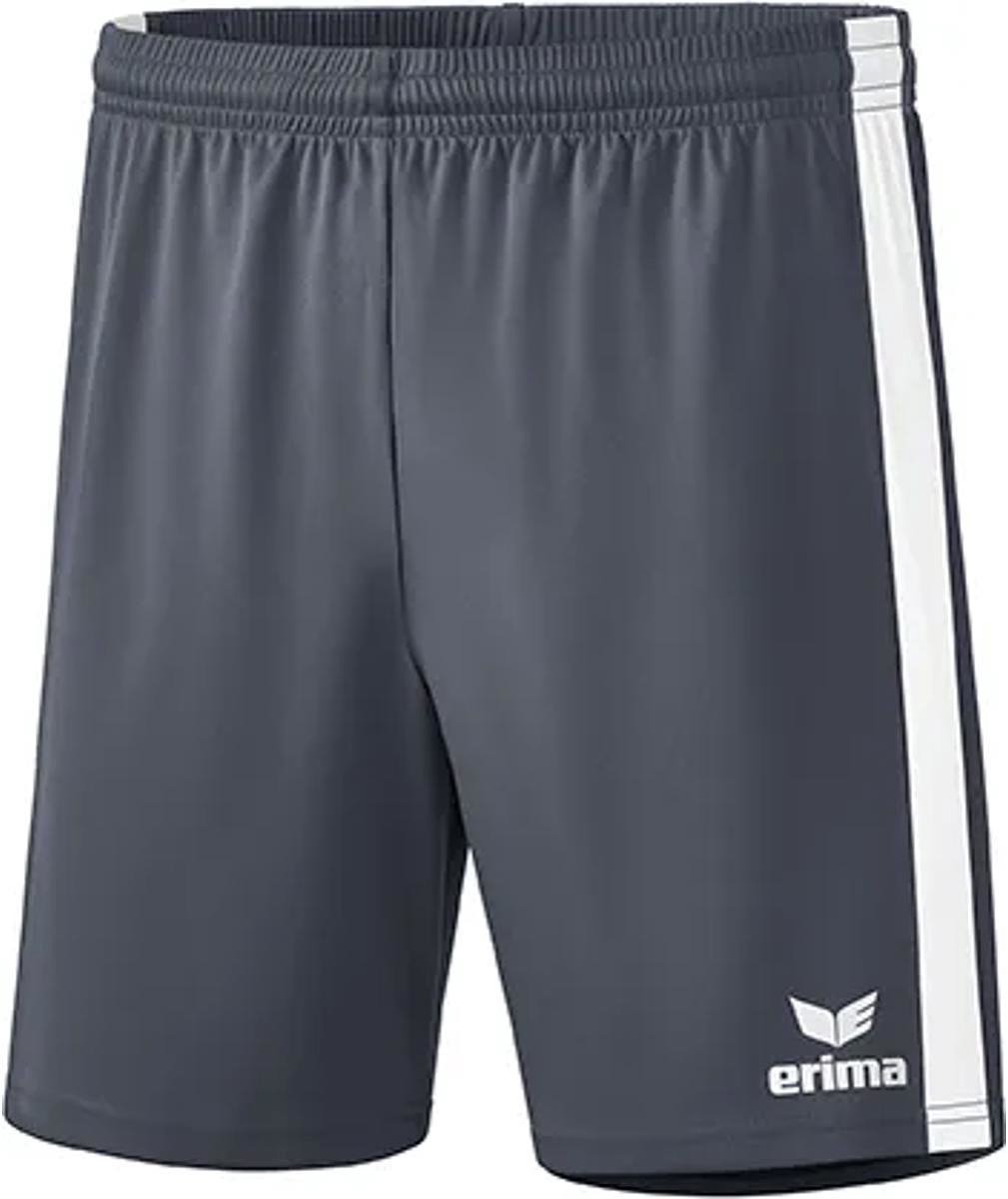 Erima Retro Star Short Heren - Slate Grey / Wit | Maat: XXL