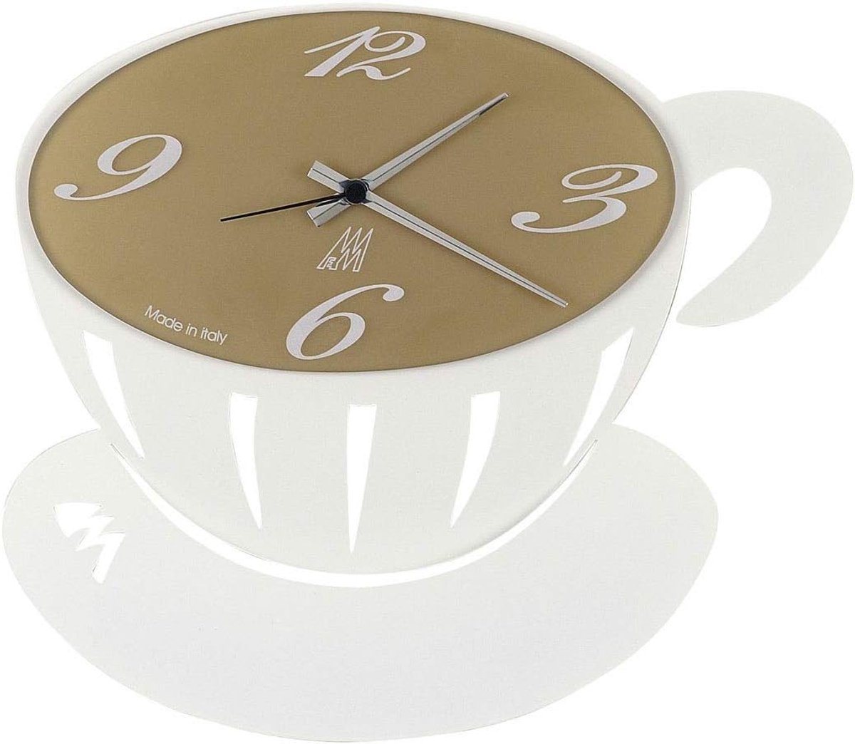 Wandklok IJzer - Klok Metaal - Keuken Woonkamer - Rond Design - 2.1 Kilogram
