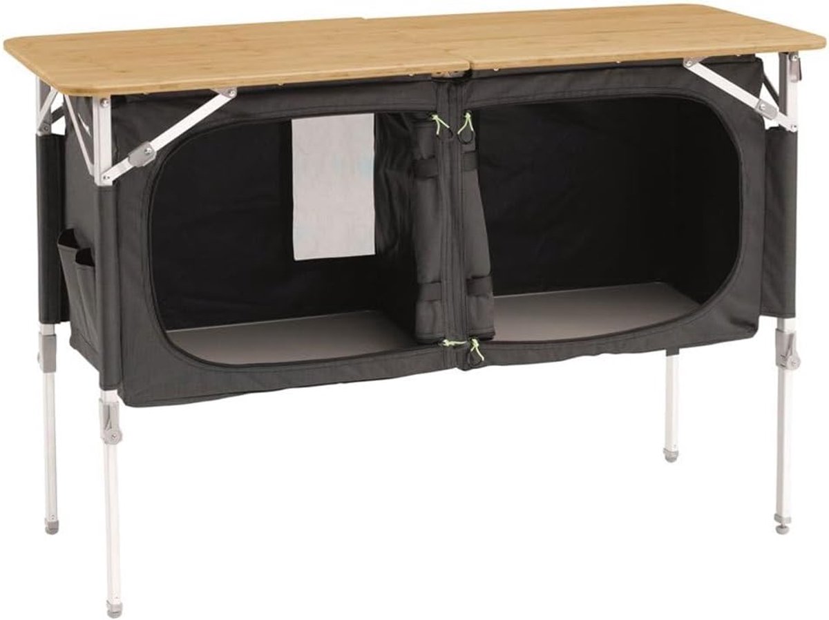 Campingtafel - Outdoor tafel - Kamperen en reizen - Lichtgewicht aluminium - 50 x L x H - Grijs