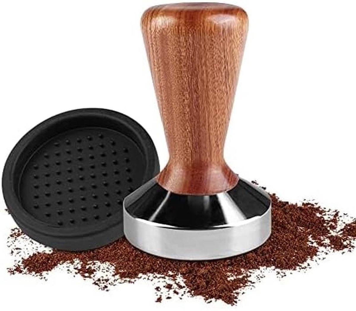 Koffie tamper set - Espresso stamper - Perfecte espresso - Roestvrij staal - 51 mm