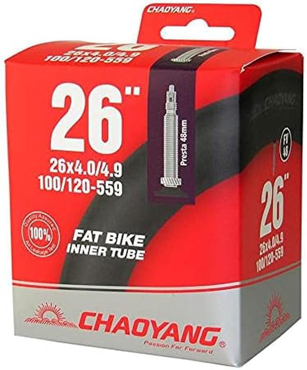 Binnenband Fiets - Reserveband Rubber - Fatbike Onderhoud - Presta Ventiel - 26 x 4.0-4.90