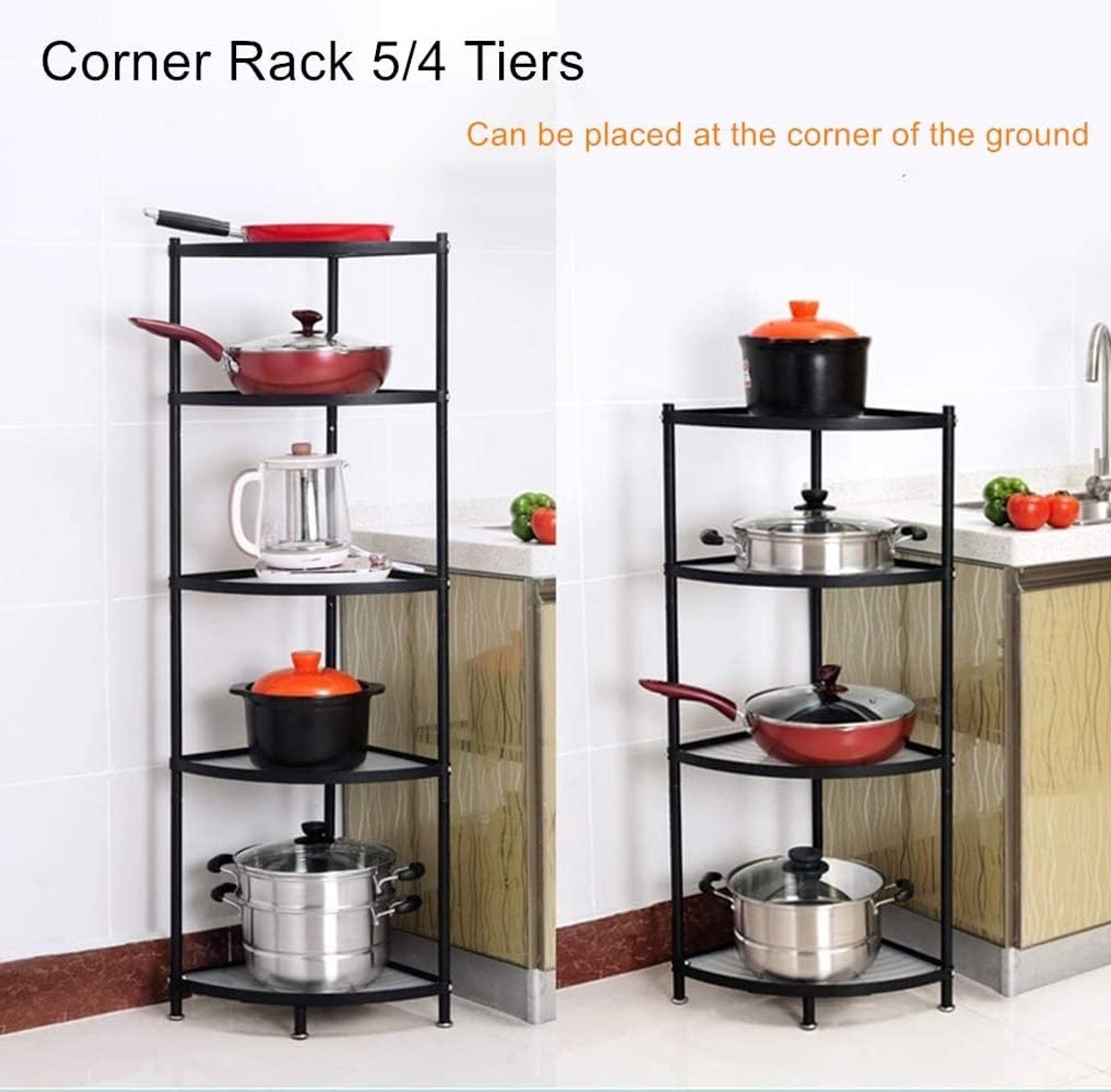 pannenrek - pannenplank / rack organizer \ Opbergrek