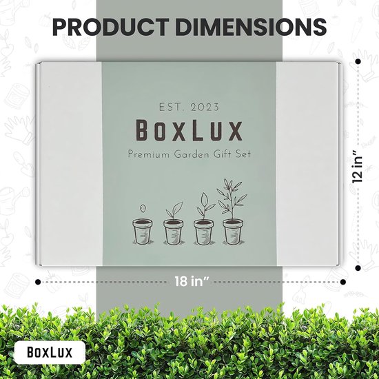 Tuingereedschap Set - Handgereedschap Tuin - Planten Verzorgen - Roestbestendig Koper Coating - 45 x 30 cm - Koper Bruin Groen van Tuingereedschap. — afbeelding 2