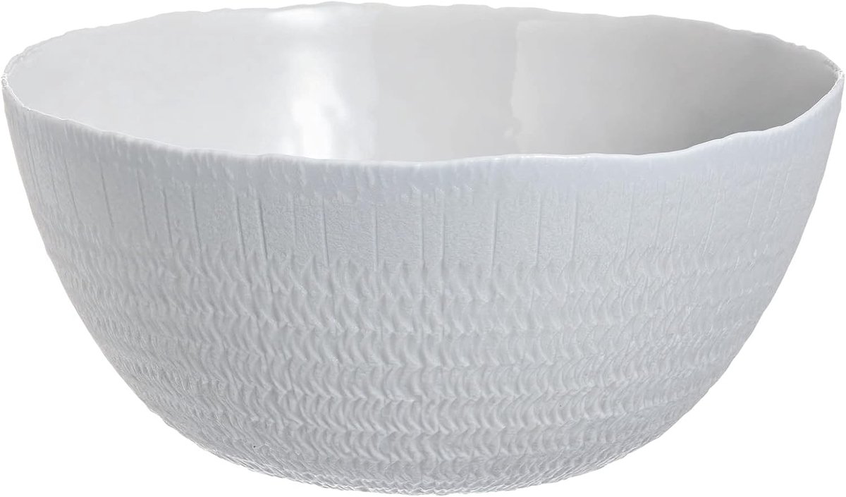 Slakom - Serveerschaal - Salades Serveren - Opaal Glas - 23cm Rond - Graniet