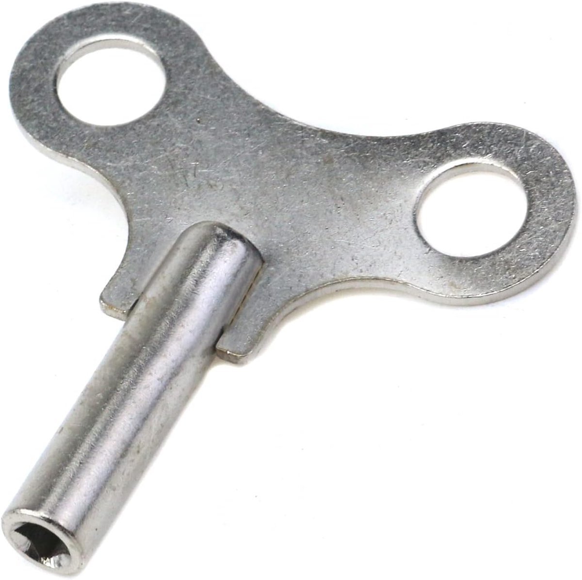 Klok Winding Sleutel - Reparatie Tool - Klok Onderhoud - Glad Oppervlak - 5.4 x 5.2 cm - Zilver