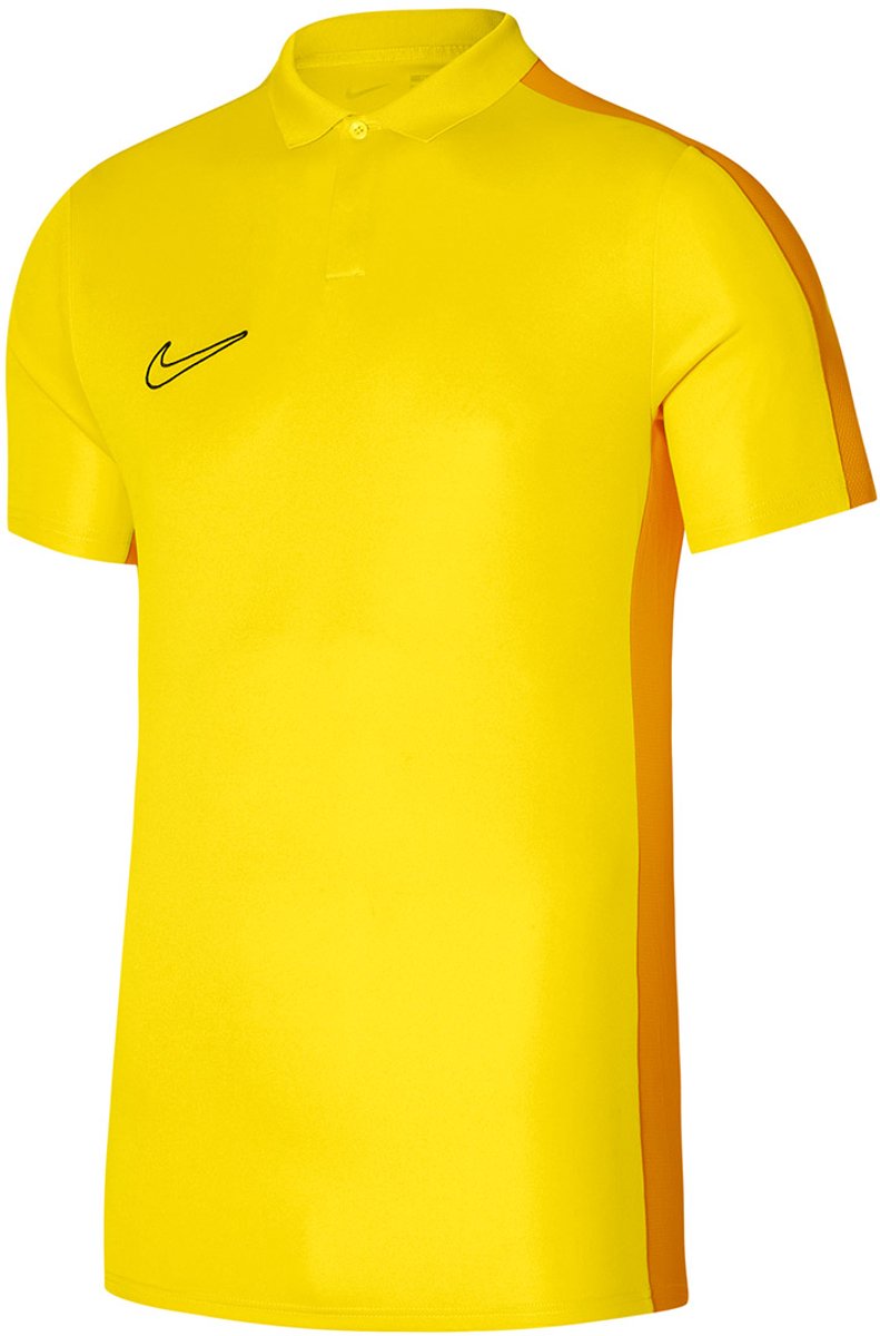 Nike Team T-shirt Heren Dri-FIT Academy 23 SS Poloshirt Geel - Maat M