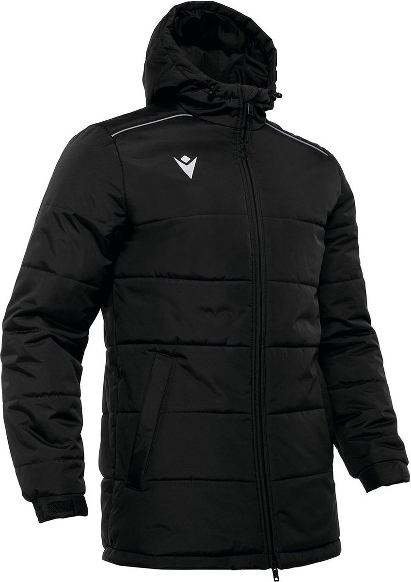 Macron Gyor Coachvest Heren - Zwart | Maat: S