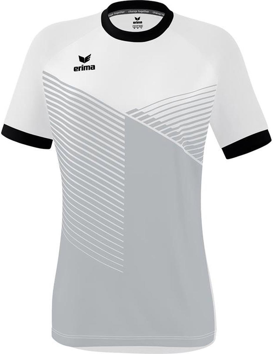 Erima Mantua Shirt Korte Mouw Dames - Wit / Zwart | Maat: 34