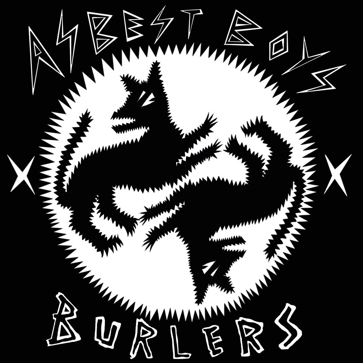 Asbest Boys / Burlers - Split (7" Single) (Coloured Vinyl)
