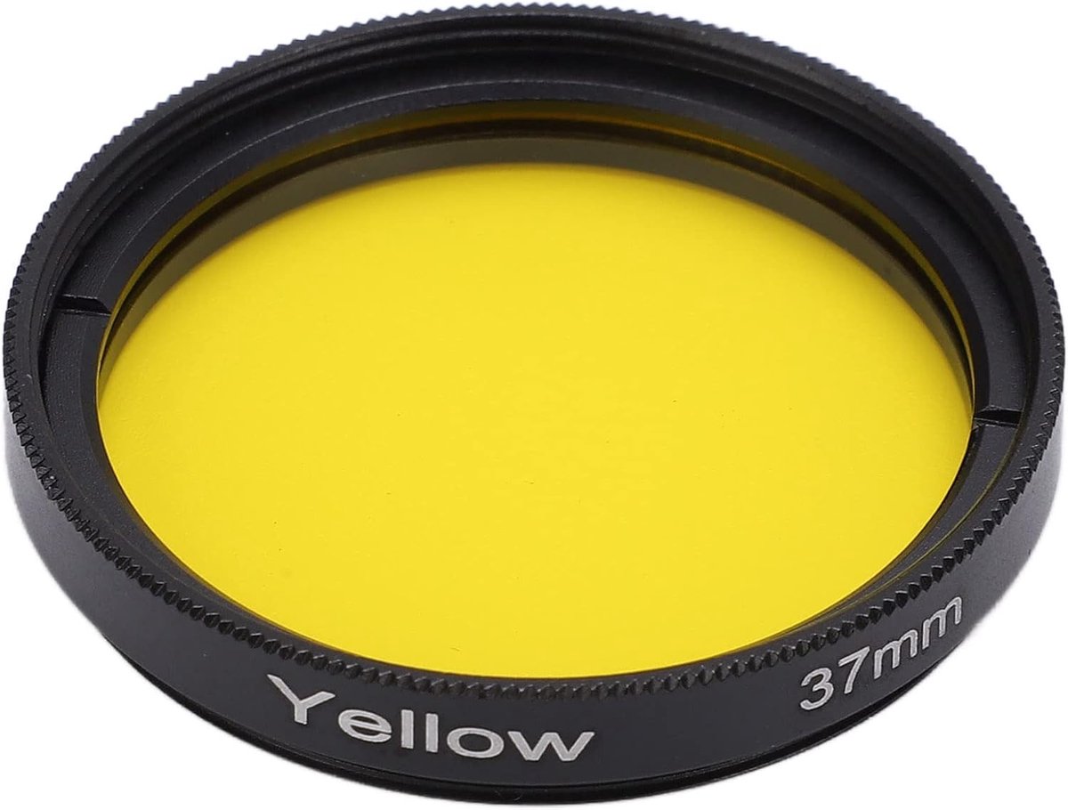 Camera Kleurfilter Set - SLR Filters - Foto Creativiteit - Meerlaagse Nano Coating - 37mm Interface - Geel