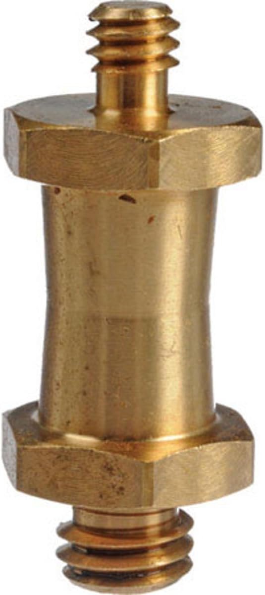 Camera Stud - Montagebout Statief - Apparatuur Bevestigen - Dubbele Schroefdraad - 1/4 en 3/8 inch - Zwart