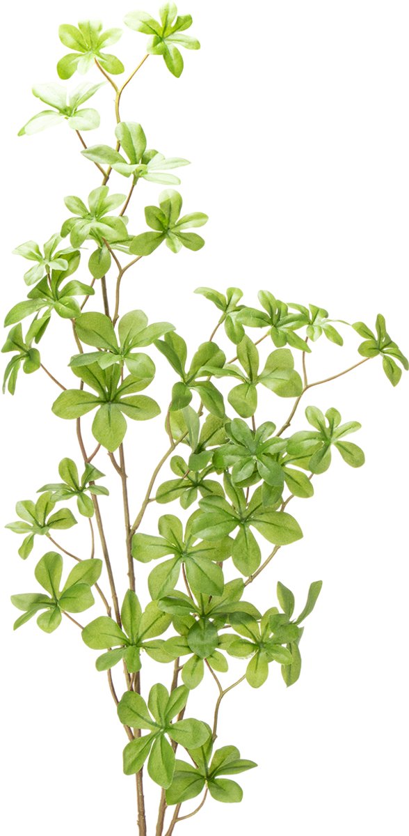 Viana Kunstmatige Schefflera-tak, elegante plantdecoratie voor woonruimtes groente