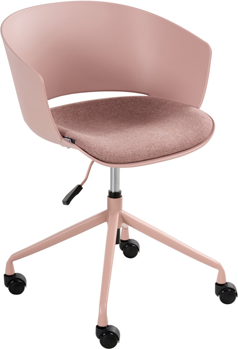 GLEEFUL - Bureaustoel - Roze - Polyester