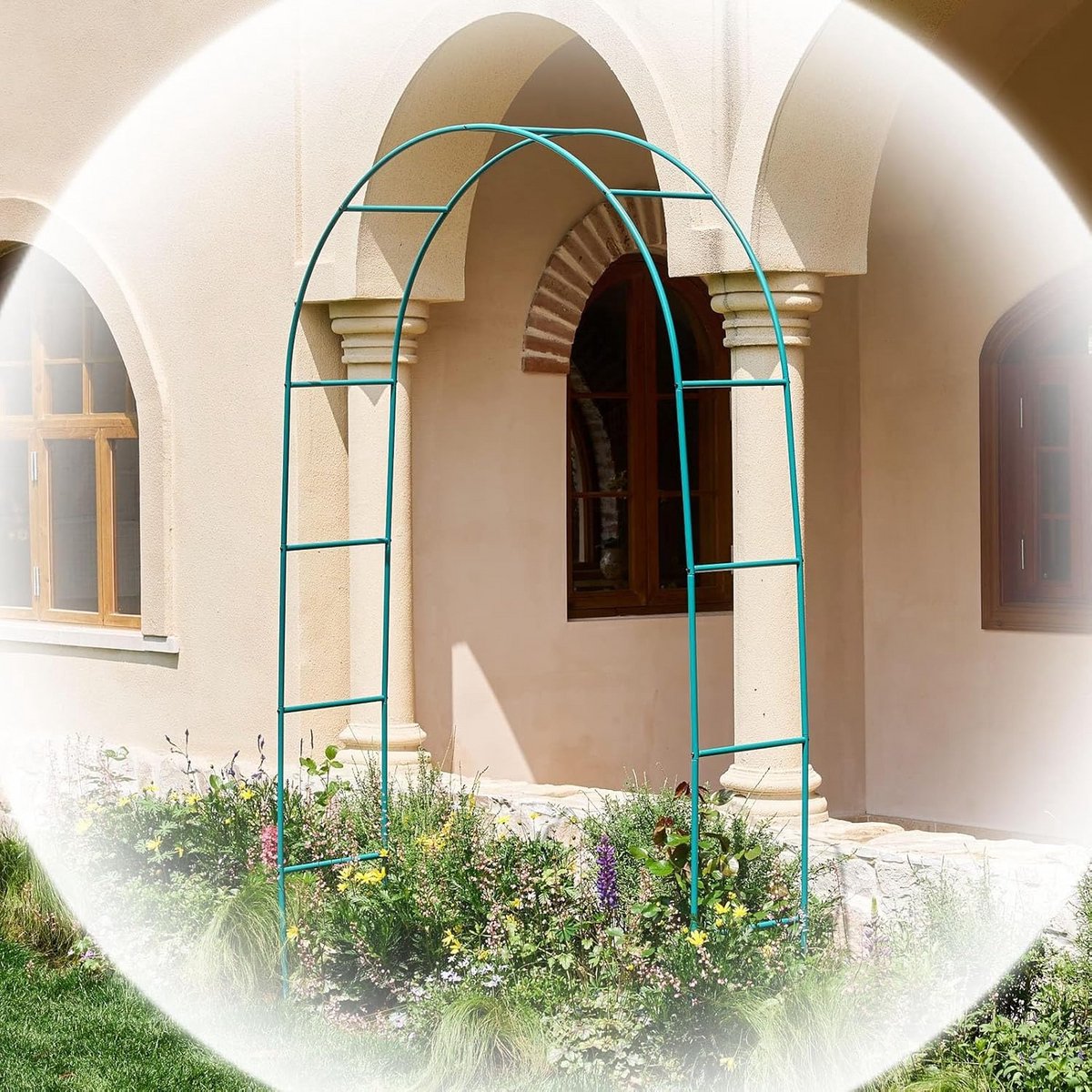Metalen Tuinboog voor Klimplanten | Prieel & Trellis voor Tuin en Bruiloft | Verstelbaar