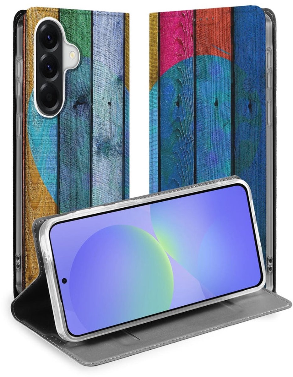 Samsung Galaxy A37 Standcase Hoesje Wood Heart