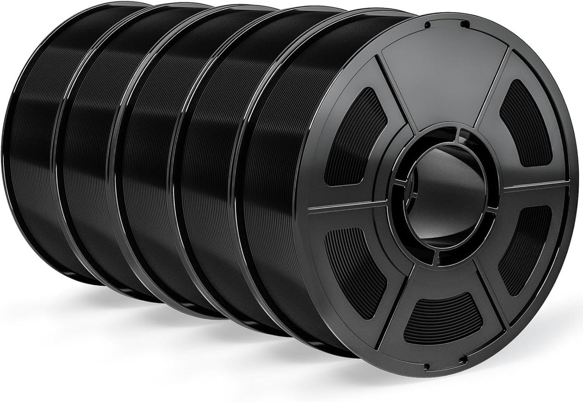 ASA Filament 1.75mm Zwart 5KG voor 3D Printer - UV- en Hittebestendig