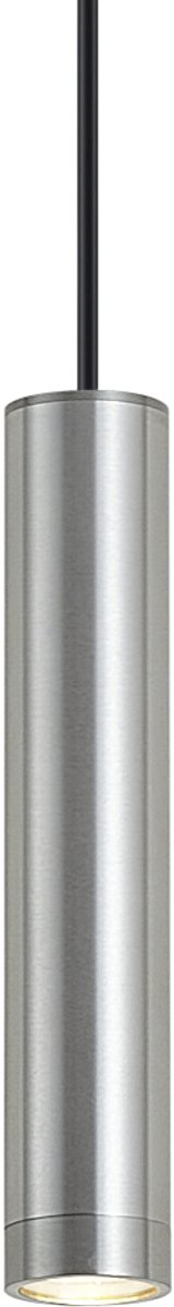 QAZQA Design hanglamp gunmetal GU10 50mm IP44 - Tuba