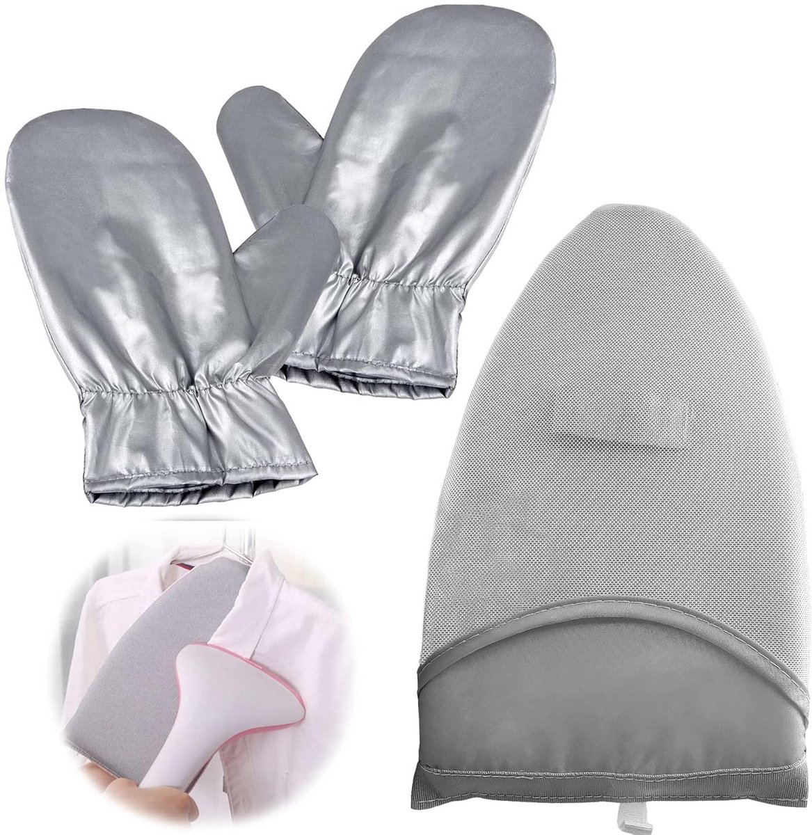 2 Stuks Hittebestendige Strijkhandschoenen - Duurzame Multifunctionele Handschoenen voor Veilig Strijken en Koken