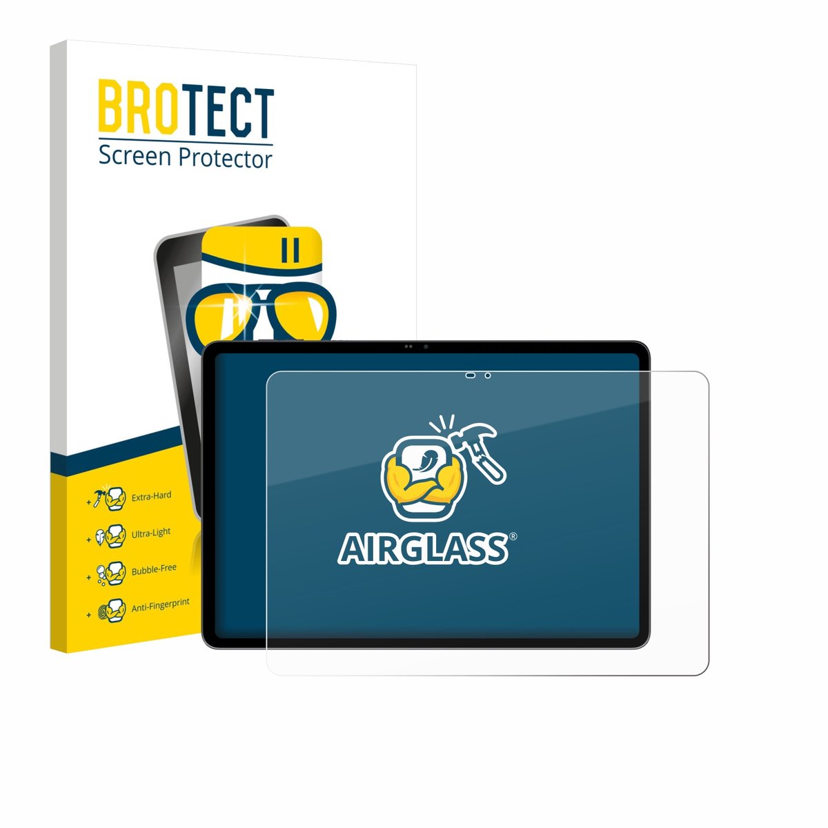 Screenprotector voor Blackview MEGA 12 Beschermglas transparant