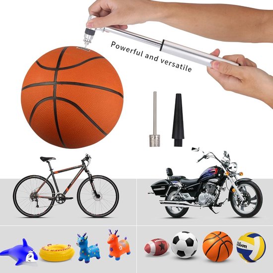 Mini Hand Bike Pomp 300PSI Draagbare Fietsbandenpomp voor Presta en Schrader Ventielen — afbeelding 3