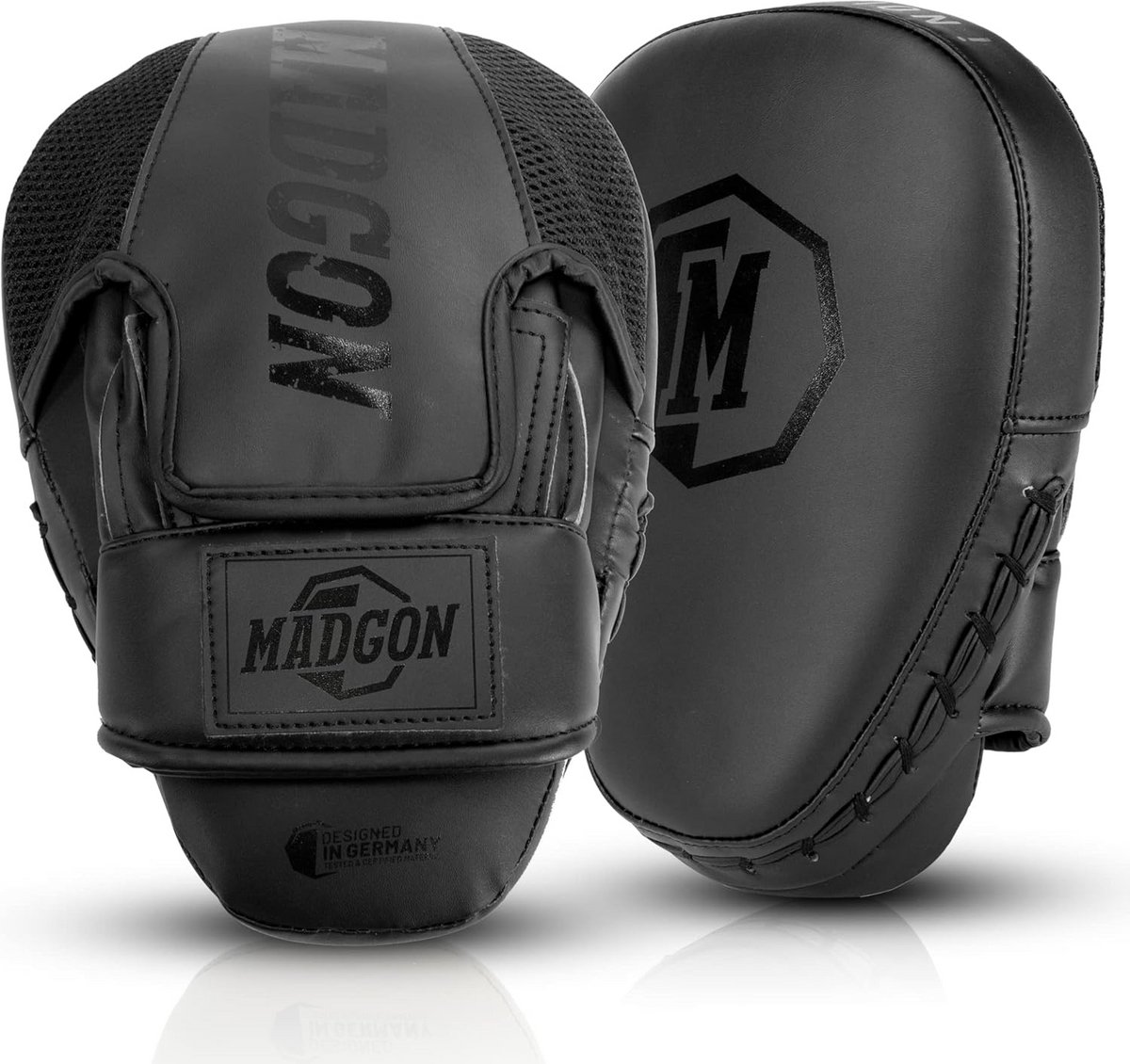 Hoge Kwaliteit Bokspads voor Optimale Impactabsorptie - Boks Kussens voor Vechtsporten, MMA en Kickboksen - Perfecte Pasvorm Punchpad met Tas - 1 Paar