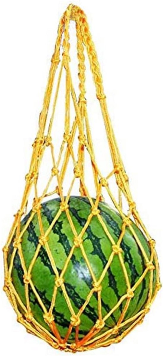 Meloenhangen voor verticale tuinen - Perfecte hangmatten voor het kweken van watermeloenen (5-pack)