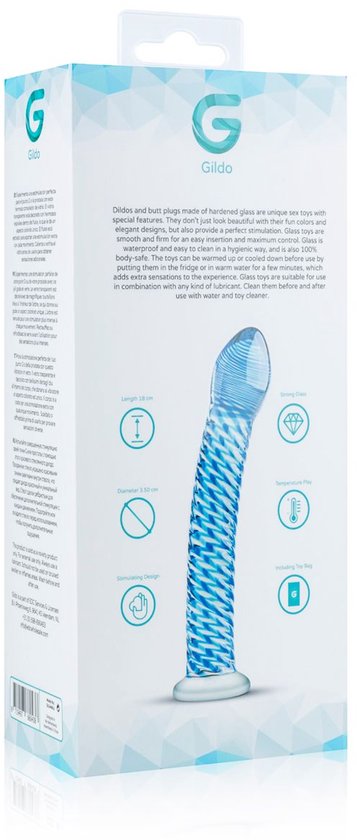 Gildo - Gode en verre N° 5 - 18 cm