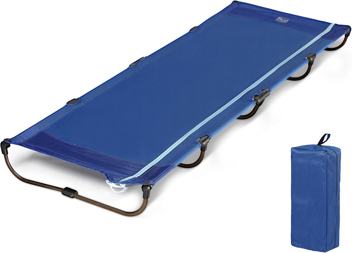 Veldbed Inklapbaar en Lichtgewicht - Comfortabel tot 120 kg - Ideaal voor Camping en Outdoor